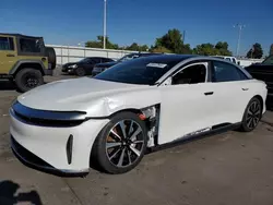 Salvage cars for sale at Littleton, CO auction: 2023 Lucid Motors AIR Grand Touring