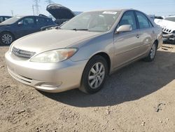 Salvage cars for sale at Elgin, IL auction: 2002 Toyota Camry LE