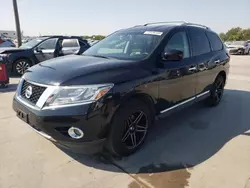 Salvage cars for sale at Grand Prairie, TX auction: 2013 Nissan Pathfinder S