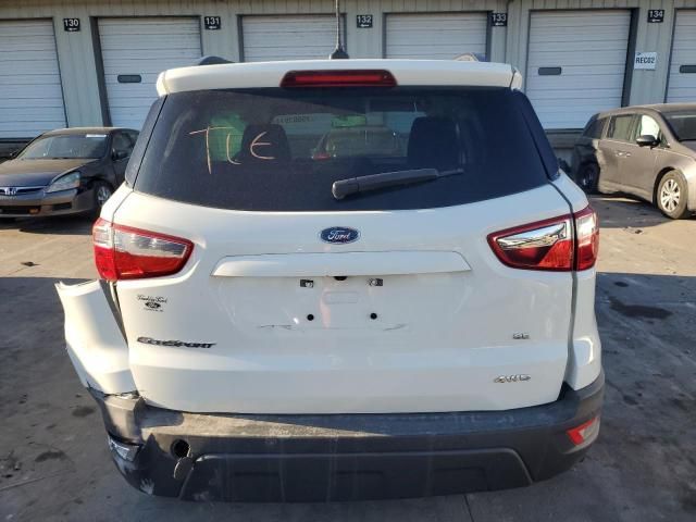 2020 Ford Ecosport SE