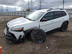 Jeep salvage cars for sale: 2016 Jeep Cherokee Trailhawk