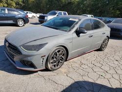 Salvage cars for sale at Austell, GA auction: 2021 Hyundai Sonata N Line