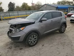 Salvage cars for sale at Wichita, KS auction: 2014 KIA Sportage Base