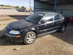 Salvage cars for sale at Colorado Springs, CO auction: 2001 Volkswagen Passat GLX 4MOTION