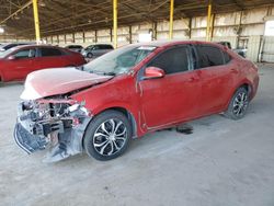 Toyota Corolla l salvage cars for sale: 2017 Toyota Corolla L