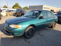 Salvage cars for sale at Littleton, CO auction: 1997 Mercury Tracer GS