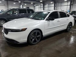 Salvage cars for sale at Ham Lake, MN auction: 2023 Honda Accord Hybrid Sport