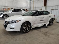 Nissan salvage cars for sale: 2018 Nissan Maxima 3.5S