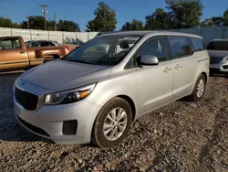 Salvage cars for sale at Oklahoma City, OK auction: 2018 KIA Sedona L