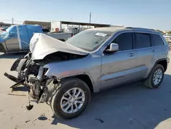 Jeep Grand Cherokee Laredo salvage cars for sale: 2021 Jeep Grand Cherokee Laredo