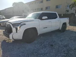 Salvage cars for sale at auction: 2022 Toyota Tundra Crewmax SR