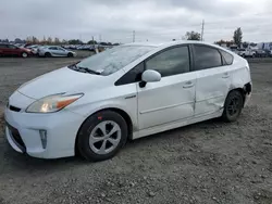 Salvage cars for sale at Eugene, OR auction: 2012 Toyota Prius