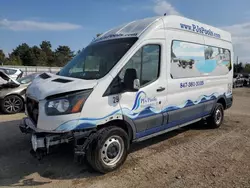 Salvage trucks for sale at Elgin, IL auction: 2020 Ford Transit T-250