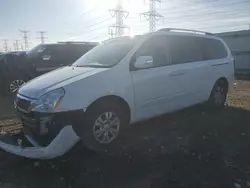 Salvage cars for sale at Elgin, IL auction: 2012 KIA Sedona LX