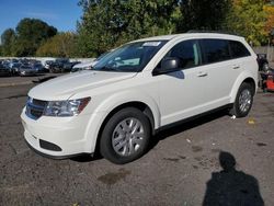 Salvage cars for sale from Copart Portland, OR: 2018 Dodge Journey SE