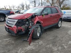 Salvage cars for sale at Bridgeton, MO auction: 2015 Ford Explorer