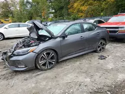 Nissan salvage cars for sale: 2020 Nissan Sentra SR