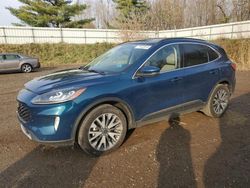 Salvage cars for sale at Davison, MI auction: 2020 Ford Escape Titanium