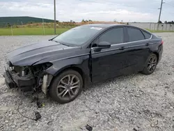 Salvage cars for sale at Tifton, GA auction: 2017 Ford Fusion SE