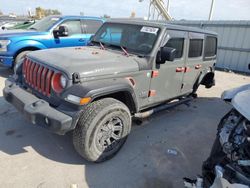 Salvage SUVs for sale at auction: 2020 Jeep Wrangler Unlimited Sport