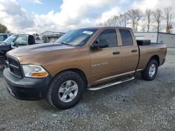 Salvage cars for sale at Arlington, WA auction: 2012 Dodge RAM 1500 ST