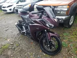 Salvage motorcycles for sale at Montreal Est, QC auction: 2017 Yamaha YZFR3 A