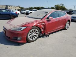 Salvage cars for sale at Wilmer, TX auction: 2016 Tesla Model S