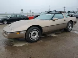 Salvage cars for sale at Chicago Heights, IL auction: 1984 Chevrolet Corvette