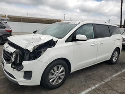 Salvage cars for sale at Van Nuys, CA auction: 2018 KIA Sedona LX