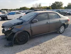 Salvage cars for sale at San Antonio, TX auction: 2013 Toyota Corolla Base