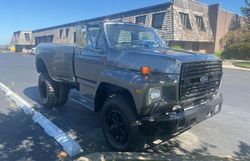 Salvage trucks for sale at Chicago Heights, IL auction: 1988 Ford F700