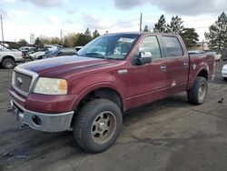 Ford Vehiculos salvage en venta: 2006 Ford F150 Supercrew