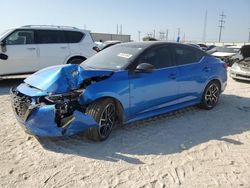 Salvage cars for sale at Haslet, TX auction: 2024 Nissan Sentra SR