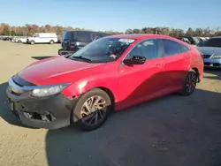 Honda salvage cars for sale: 2016 Honda Civic EX