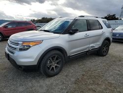 Salvage cars for sale at Anderson, CA auction: 2013 Ford Explorer XLT