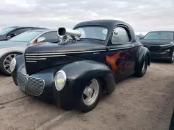 Willys salvage cars for sale: 1940 Willys Coupe