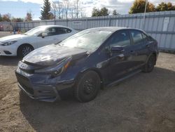 Salvage cars for sale from Copart Bowmanville, ON: 2020 Toyota Corolla SE