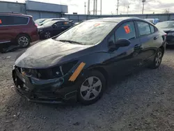 Salvage cars for sale at Chicago Heights, IL auction: 2018 Chevrolet Cruze LS