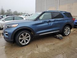 Salvage cars for sale at Lawrenceburg, KY auction: 2020 Ford Explorer Platinum