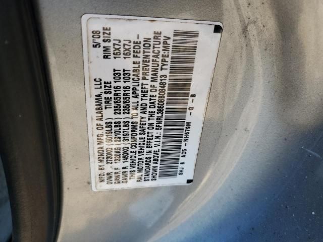 2008 Honda Odyssey EXL