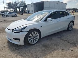 Flood-damaged cars for sale at auction: 2018 Tesla Model 3