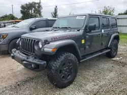 Salvage cars for sale from Copart Arcadia, FL: 2021 Jeep Wrangler Unlimited Rubicon