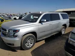 Chevrolet salvage cars for sale: 2017 Chevrolet Suburban K1500 LT