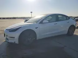 Tesla Vehiculos salvage en venta: 2022 Tesla Model 3