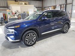 Salvage cars for sale at Rogersville, MO auction: 2022 Hyundai Santa FE Limited