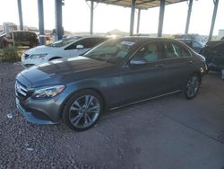 Salvage cars for sale at Phoenix, AZ auction: 2017 Mercedes-Benz C300