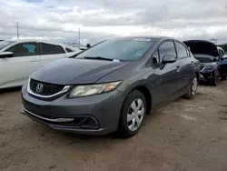 Salvage cars for sale at Riverview, FL auction: 2013 Honda Civic LX