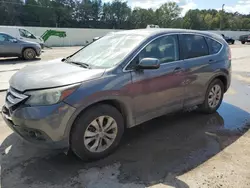 Salvage cars for sale at Greenwell Springs, LA auction: 2013 Honda CR-V EX