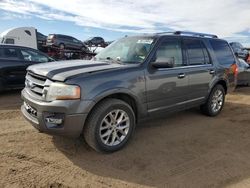 Salvage Cars with No Bids Yet For Sale at auction: 2015 Ford Expedition Limited