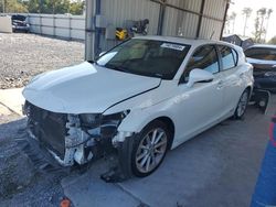 Salvage cars for sale from Copart Cartersville, GA: 2012 Lexus CT 200